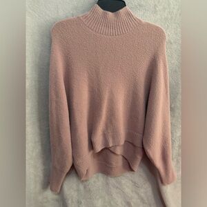 Express Soft Pink Crew Neck Sweater
